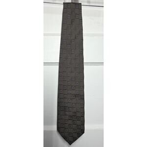 Villa Bolgheri Jacquard Silk Tie Made In Italy 60x4 in. Dark Green Classy 0616